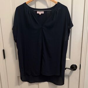 Philosophy Navy Blue Blouse